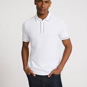 Express Piped Luxe Pique Polo